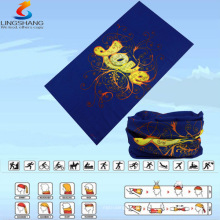 LSB-0250 Ningbo Lingshang 100% полиэфирная трубка для открытой шеи многофункциональная бесшовная многофункциональная головная одежда